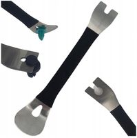 Podważacz łyżka do tapicerki spinek kołków metalowa solidna otwierak