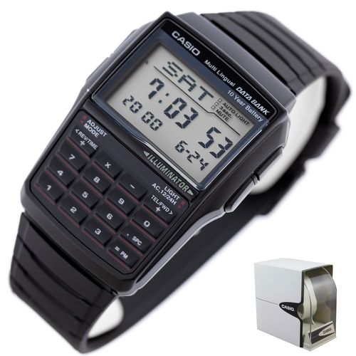 ZEGAREK MĘSKI CASIO VINTAGE DATABANK DBC-32-1A + BOX na Arena.pl