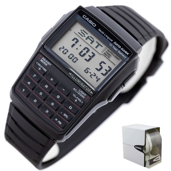 ZEGAREK MĘSKI CASIO VINTAGE DATABANK DBC-32-1A + BOX zdjęcie 3