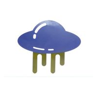 Dekoracja ścienna DKD Home Decor Kolor Zielony Szary Metal 35 x 2 x 30 cm