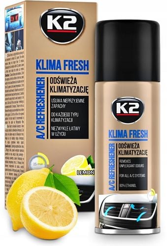 K2 KLIMA FRESH ODGRZYBIACZ KLIMATYZACJI LEMON ŚRODEK DO DEZYNFEKCJI na Arena.pl