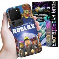 ETUI CASE DO SAMSUNG S20 ULTRA - ROBLOX GRY BAJKI GTA MARIO SONIC + FOLIA