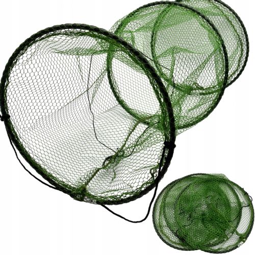 SIATKA na ryby wędkarska 3 obręcze 29 cm x 68 cm na Arena.pl