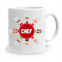 Kubek Prezent Dla Kucharza Kucharki Chef Z Nadrukiem Ze Zdjęciem