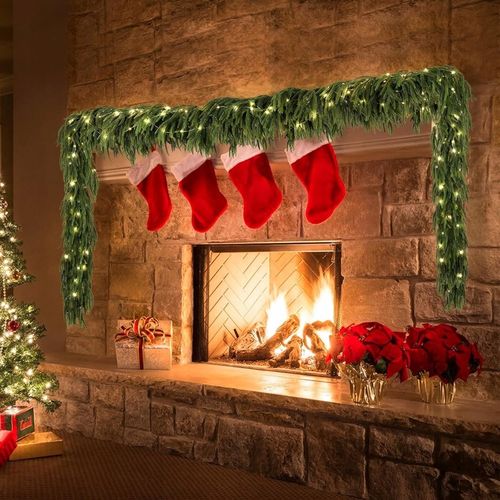 GIRLANDA CEDROWA ŚWIĄTECZNA 180CM ZIELONA DO DOMU I RESTAURACJI na Arena.pl