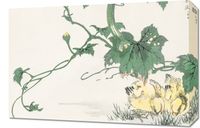 Obraz 60x40cm Chick, Kashu Japoński Vintage do Salonu