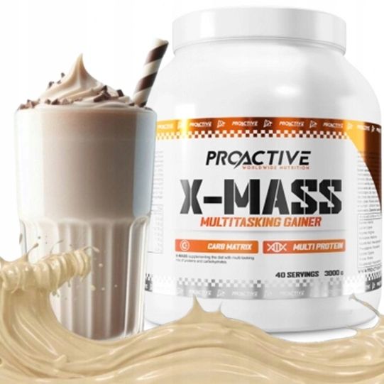 ProActive X-MASS GAINER NA MASĘ 3000g WHITE CHOCOLATE zdjęcie 1