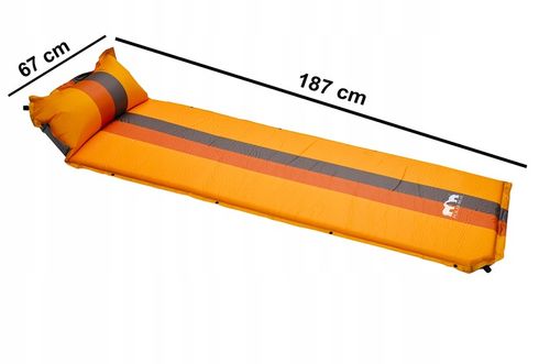 MATA SAMOPOMPUJĄCA Z PODUSZKĄ MATERAC karimata kempingowa POD NAMIOT BIWAK na Arena.pl
