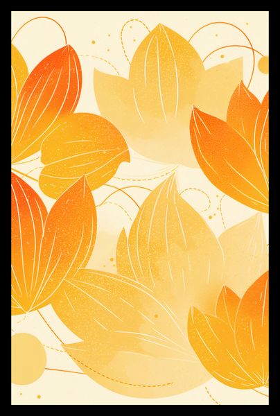 Plakat 53x81cm Jesienna Wizualizacja zdjęcie 2