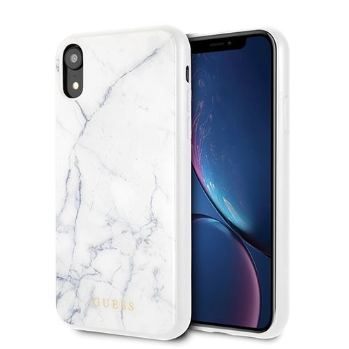 GUESS HARD CASE - iPhone XR - WHITE MARBLE na Arena.pl