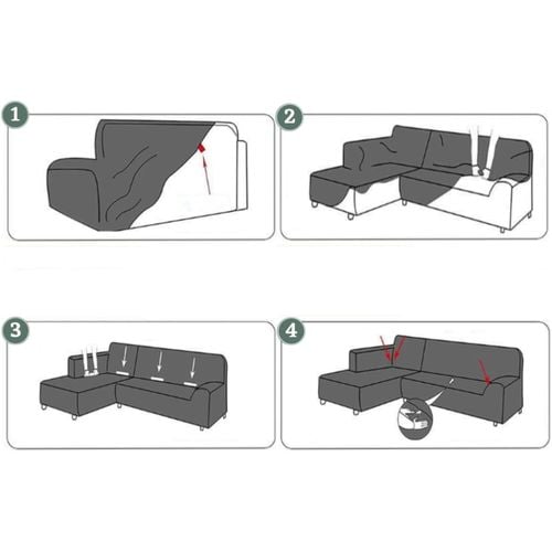POKROWIEC NA NAROŻNIK KANAPĘ SOFĘ WELUR PREMIUM na Arena.pl