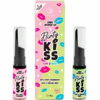 secret play flirty kiss żel smakowy truskawka-mięta 2x8g, efekt