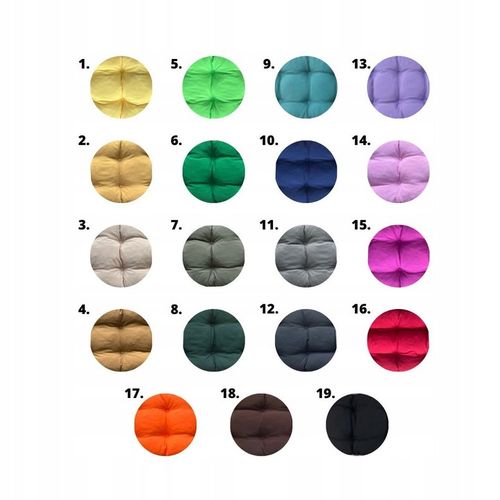 PODUSZKI NA MEBLE RATTANOWE FOTEL BEŻ na Arena.pl