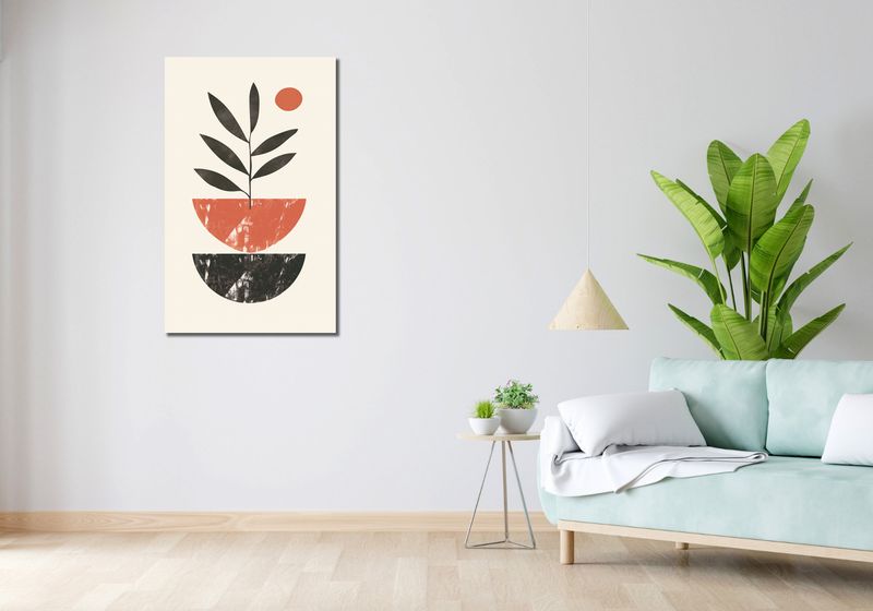 Obraz 60x100cm Roślinna Sztuka zdjęcie 2