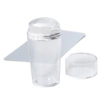 Stempel żelowy do zdobienia paznokci french ze zdrapką