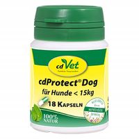 NATURALNE ODROBACZANIE Tabletki na pasożyty cdVet cdProtect Dog 18 kaps.