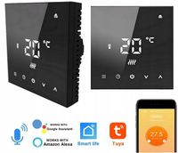 TERMOSTAT DOPUSZKOWY NAŚCIENNY POKOJOWY EKRAN DOTYKOWY LED WiFi TUYA TERSCP