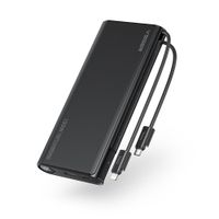 Veger VEGER powerbank 25 000 mAh z wbudowanymi kablami Typ C / Lightning