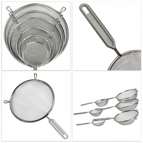 SITKO PRZESIEWACZ MĄKI KUCHENNE NIERDZEWNE 16 cm na Arena.pl