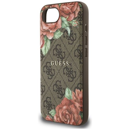 etui guess 4g flowers print magsafe do   iphone 16e brązowy na Arena.pl
