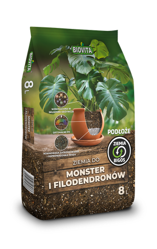 Bigos Ziemia Do Monster I Filodendronów, Gotowe Podłoże Do Roślin Zielonych na Arena.pl