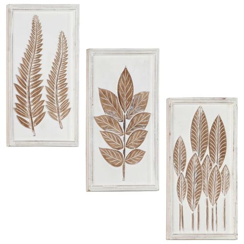 Ręcznie rzeźbione panele ścienne, 3 szt., MDF, 40x60x1,5 cm na Arena.pl