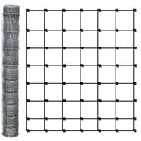 SIATKA LEŚNA 100/8/15 L - rolka 50m OCYNKOWANA do pola sady lasy budowa