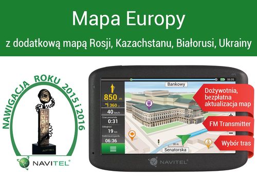 Nawigacja Navitel E500 czarna na Arena.pl
