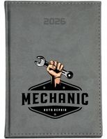 KALENDARZ A6 2026 TYGODNNIOWY terminarz planer z nadrukiem DLA MECHANIKA