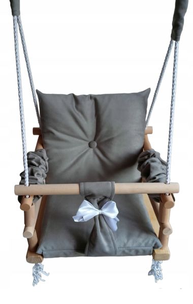 HUŚTAWKA 3w1 DLA DZIECI SZARY DOM POKOJOWA OGRÓD zdjęcie 6