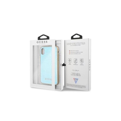 Guess GUHCPXPYLBL iPhone X/XS niebieski Python na Arena.pl