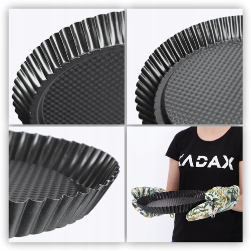 BLACHA OKRĄGŁA FORMA DO PIECZENIA TARTY CIAST 28cm na Arena.pl