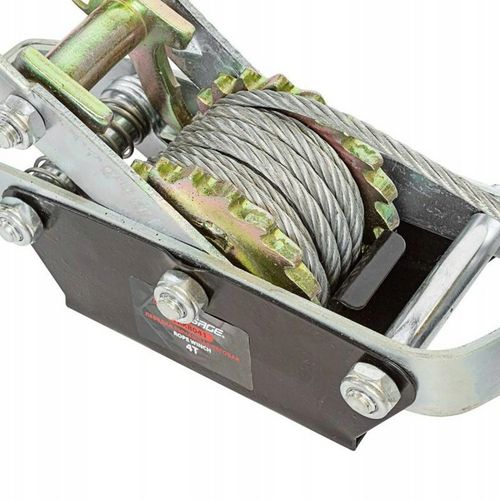 WYCIĄGARKA WCIĄGARKA RĘCZNA LINOWA 4T 4000kg FORSAGE 2 HAKI na Arena.pl