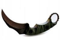 Karambit pazur taktyczny nóż Strider stal D2 etui