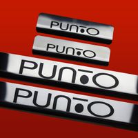 Listwa progowa FIAT PUNTO EVO Stal nierdzewna 304 połysk 4szt