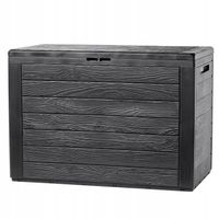 SKRZYNIA OGRODOWA BALKON KUFER 190L ANTRACYT
