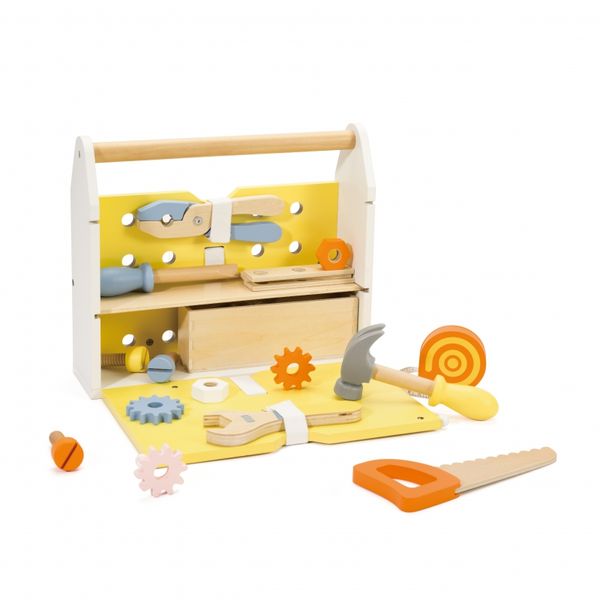 CLASSIC WORLD Wooden Tool Set Box 15 pcs. zdjęcie 8