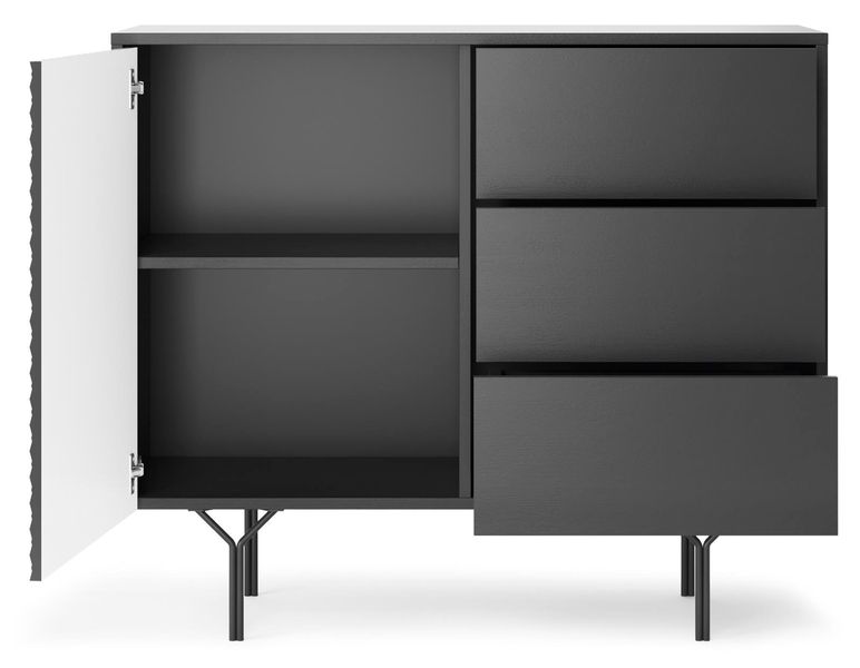 Komoda Navara czarna zdjęcie 2