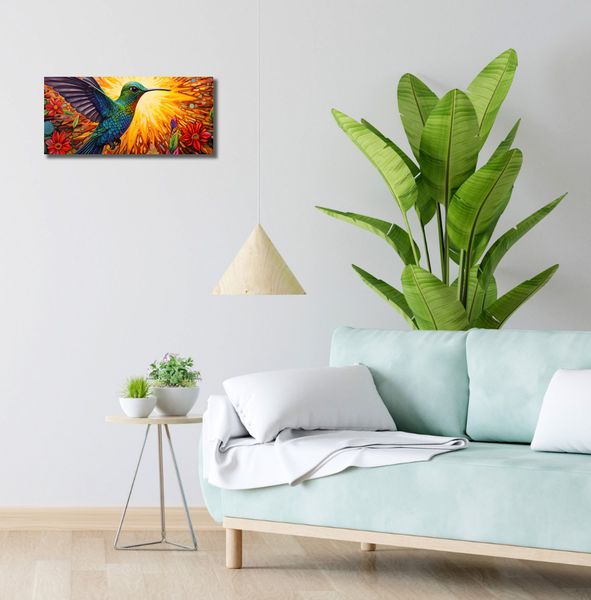 Obraz 50x20cm Koliber Barw zdjęcie 2