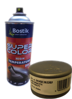 FARBA W SPRAYU LAKIER WYSOKOTEMPERATUROWY SUPER COLOR ANTRACYT 400ML