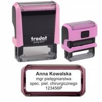 Pieczątka dla pielęgniarki pielęgniarka mała Trodat Printy 4911 15-kolorów.