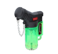 Zielony Palnik Gazowy Wielokrotnie Napełniany z Regulacją Płomienia Gentelo