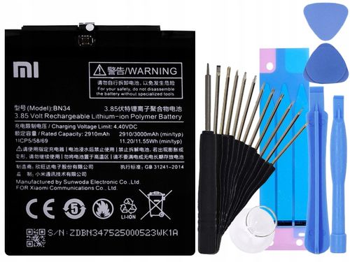 ORYGINALNA BATERIA XIAOMI BN34 REDMI 5A na Arena.pl