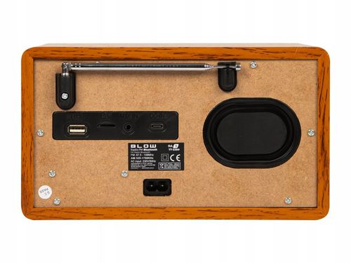 RADIO KUCHENNE RETRO PRZENOŚNE BLUETOOTH ZEGAR LCD FM ANTENA AUX USB-C na Arena.pl