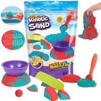 PIASEK KINETYCZNY KINETIC SAND ZESTAW 2 KOLORY + FOREMKI