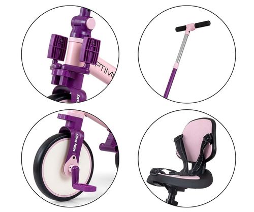 MILLY MALLY 6267 Rowerek 5w1 OPTIMUS MAX pink na Arena.pl