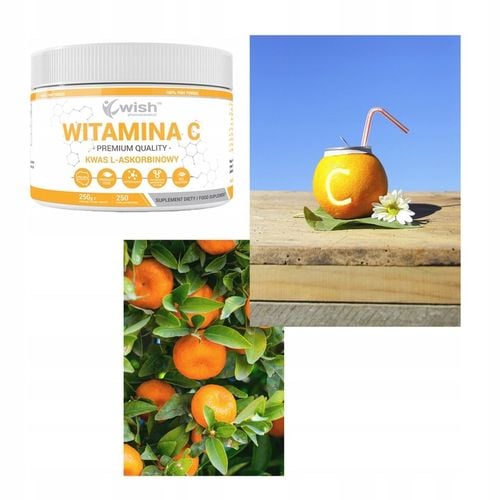 WITAMINA C W PROSZKU 100% KWAS L-ASKORBINOWY 250g na Arena.pl