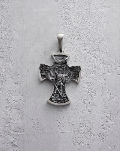 Srebrny krzyż ST. ARCHANGEL MICHAEL na Arena.pl