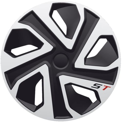 4x Kołpak 15 ST SILVER BLACK SREBRNO CZARNE TUNING na Arena.pl