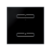 SZKLANY 2-kanałowy bezprzewodowy łącznik iNELS RFCONTROL - RFGB-20/B BLACK SHARP